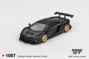 MINIGT 1/64 LB★WORKS 兰博基尼Aventador限量版磨砂黑