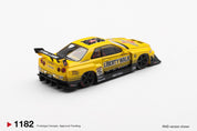 MINIGT 1/64 日产 LB-ER34 超级剪影 SKYLINE 运动黄