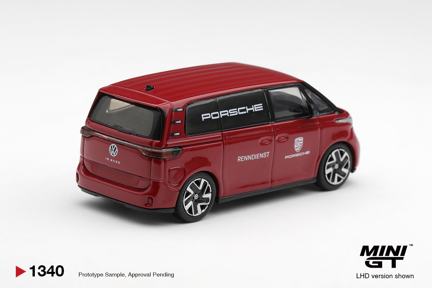 MINIGT 1/64 Volkswagen ID.Buzz Porsche Renndienst