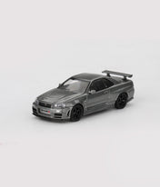 MINIGT - 1/64 Nissan Skyline GT-R Dark Metal Gray (NISMO BNR34 CRS Version)