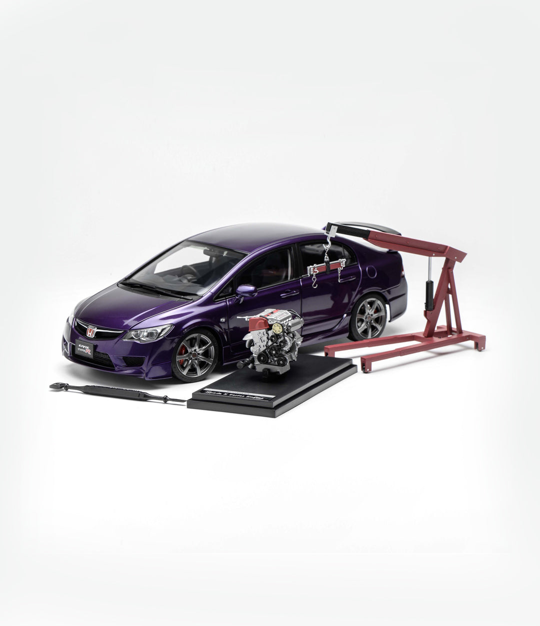 1/18 Honda Civic Type R (FD2) 2007  Deep Violet Pearl – MOTORHELIX