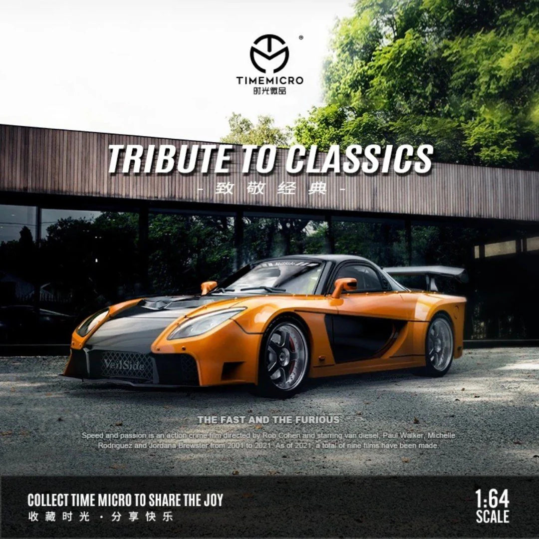 MAZDA RX-7 VEILSIDE FAST AND FURIOUS ( WITH FIGURE )