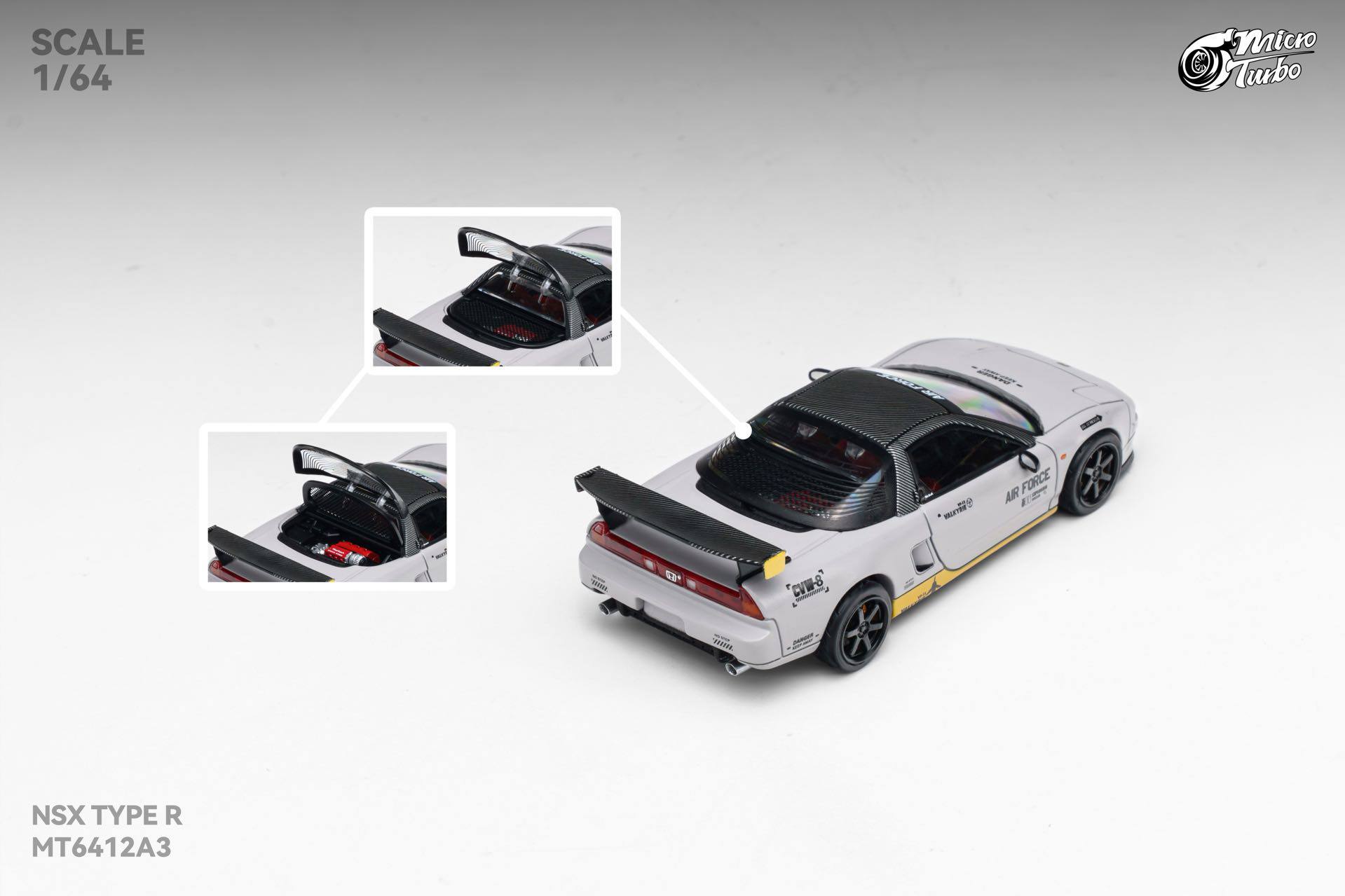 MicroTurbo MT 1:64 Alloy Model! NSX Gen1 Mk1 NA1 NSX-R