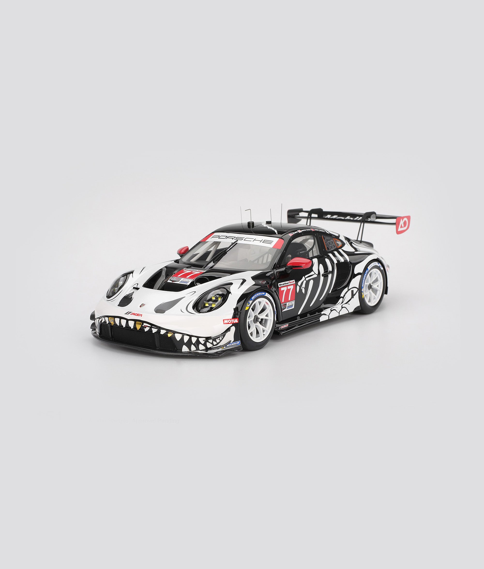 MINIGT - 1/18 Porsche 911 GT3 R #77 AO Racing 2025 IMSA  Petit Le Mans TS0651