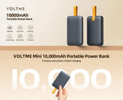 VOLTME HYPERCORE 10K SLING 内置 USB-C 数据线 22.5W | 深蓝色
